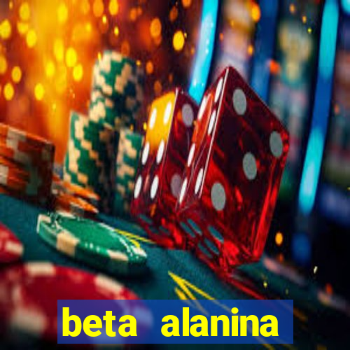beta alanina aumenta a pressao
